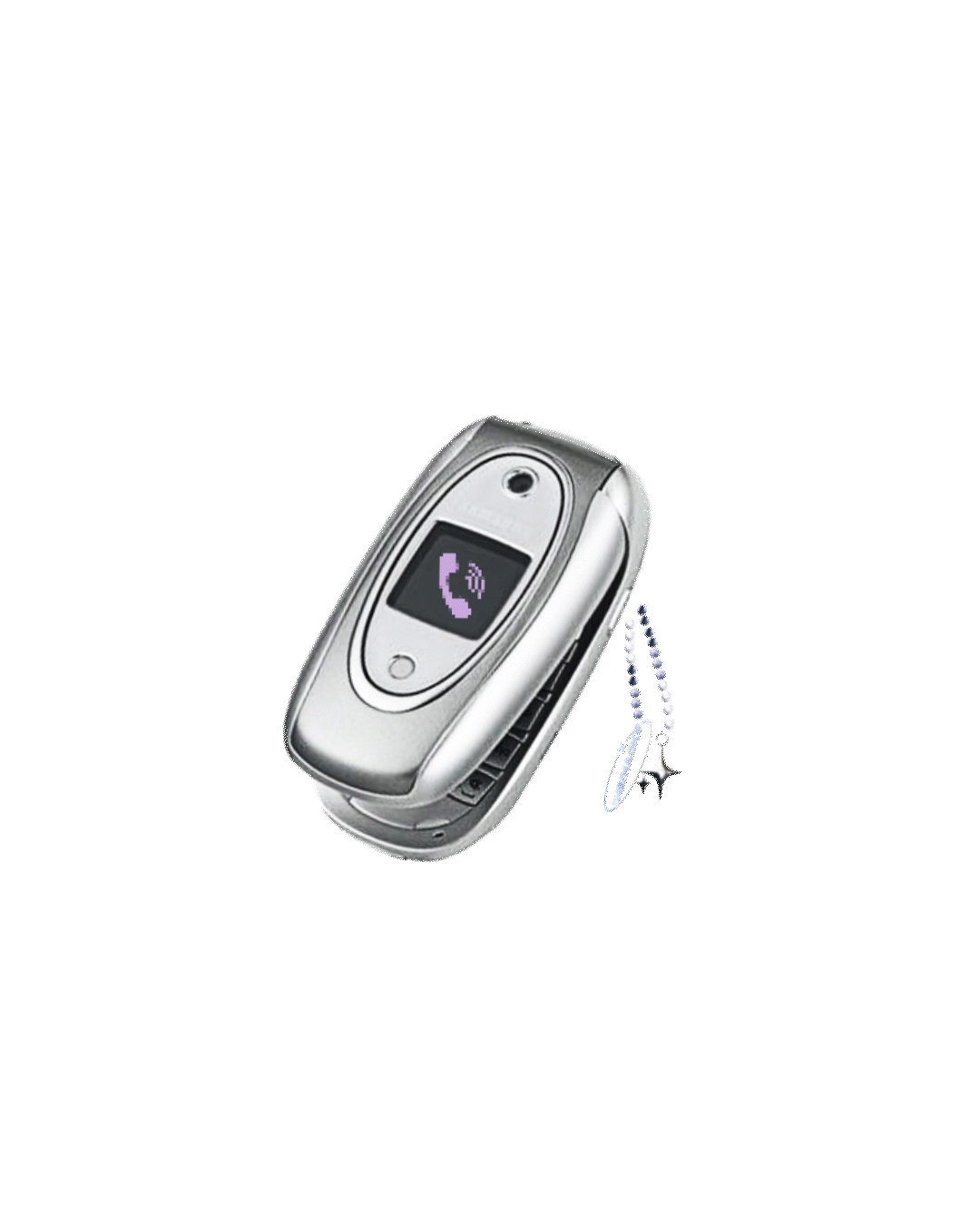 Retro flip phone animation